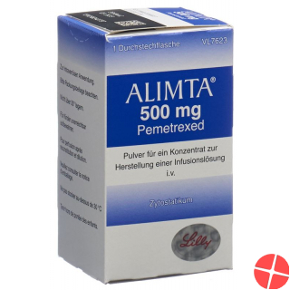 Alimta Trockensubstanz 500mg für Infusionslösung Durchstechflasche