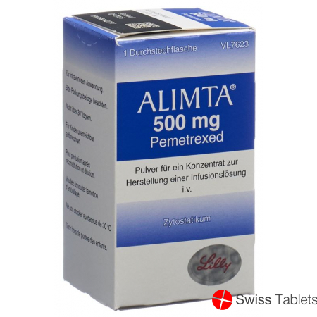 Alimta Trockensubstanz 500mg für Infusionslösung Durchstechflasche buy online