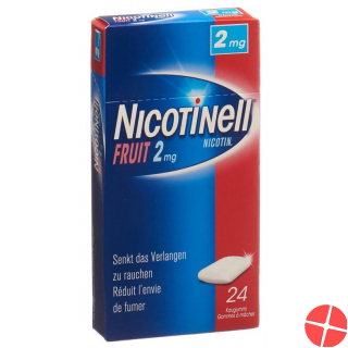 Nicotinell Fruit 2mg 24 Kaugummi