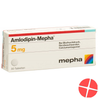 Amlodipin Mepha 5 Tabletten 5mg 30 Stück