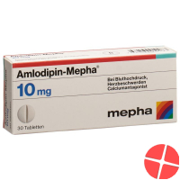 Amlodipin Mepha 10 Tabletten 10mg 30 Stück