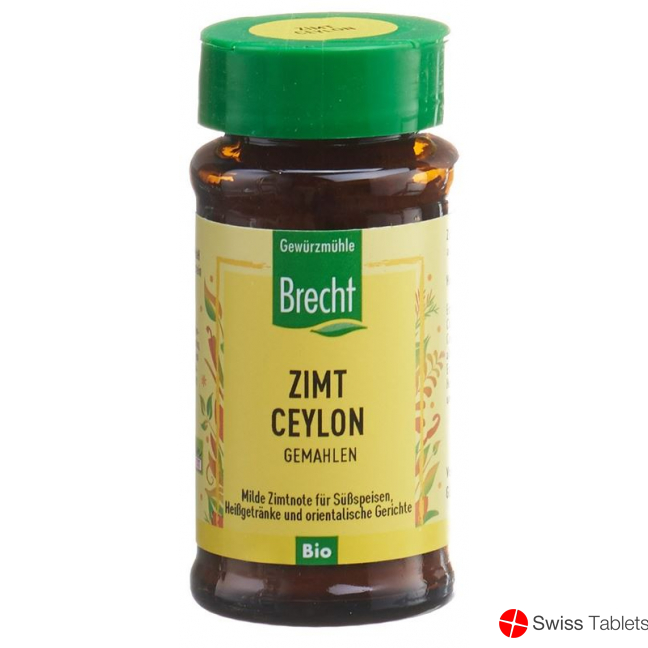 Brecht Zimt Ceylon Gemahlen Bio Glas 30g buy online