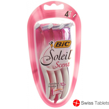 Bic Soleil Scent Frauenrasierer Dreiklingen 4 Stück buy online