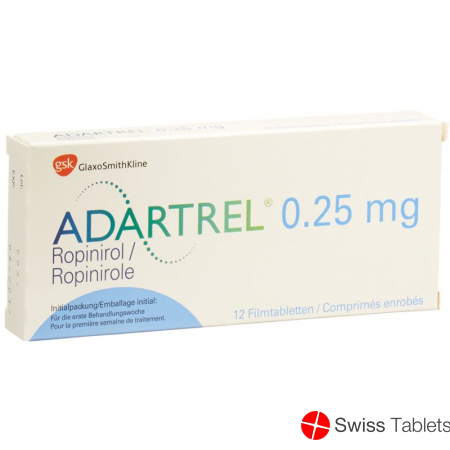Adartrel Filmtabletten 0.25mg 12 Stück buy online