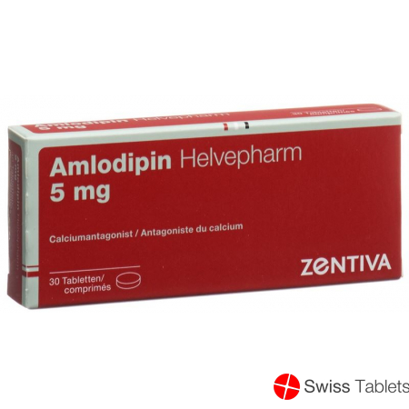 Amlodipin Helvepharm Tabletten 5mg 30 Stück buy online