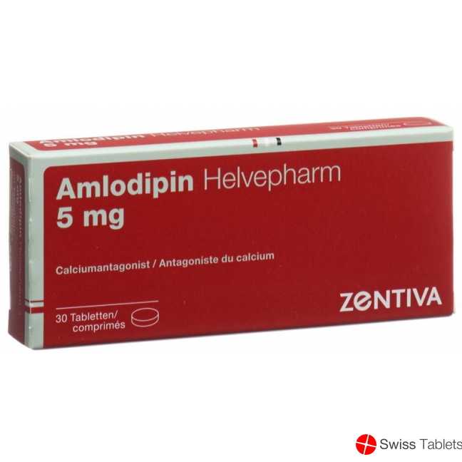 Amlodipin Helvepharm Tabletten 5mg 30 Stück buy online