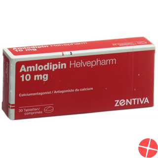 Amlodipin Helvepharm Tabletten 10mg 30 Stück