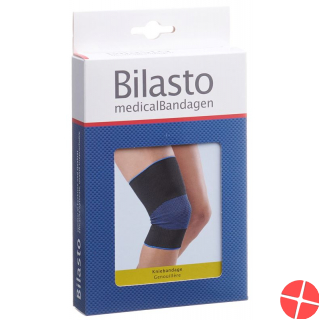Bilasto Knee bandage size L Black/ Blue