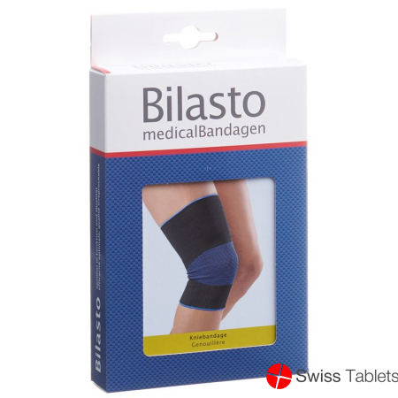 Bilasto Knee bandage size L Black/ Blue buy online
