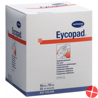 Eycopad Augenkompressen 70x56mm Steril 25 Stück