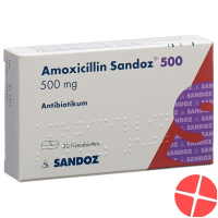 Amoxicillin Sandoz Filmtabletten 500mg 20 Stück