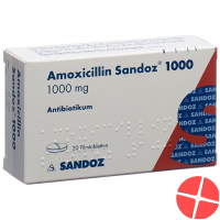 Amoxicillin Sandoz Filmtabletten 1000mg 20 Stück