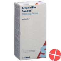Amoxicillin Sandoz Granulat 200mg/4ml F Sus Flasche 100ml