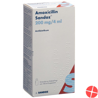 Amoxicillin Sandoz Granulat 200mg/4ml F Sus Flasche 100ml