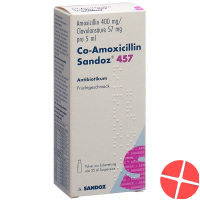 Co Amoxicillin Sandoz Pulver 457mg Suspension 35ml