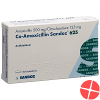 Co Amoxicillin Sandoz Filmtabletten 625mg 20 Stück