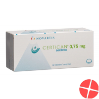 Certican 0.75 mg 6 x 10 tablets