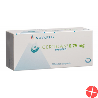 Certican Tabletten 0.75mg 6x 10 Stück Certican Tabletten 0.75mg 6x 10 Stück