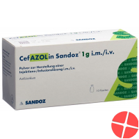 Cefazolin Sandoz Trockensubstanz 1g Durchstechflasche 10 Stück