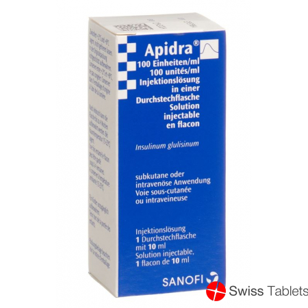 Apidra Injektionslösung Durchstechflasche 10ml buy online