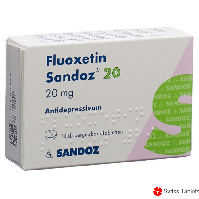 Fluoxetin Sandoz Disp Tabletten 20mg 14 Stück buy online