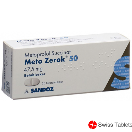 Meto Zerok Retard Tabletten 50mg 30 Stück buy online Meto Zerok Retard Tabletten 50mg 30 Stück buy online