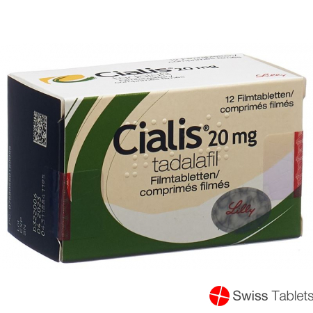 Cialis 20mg 12 Filmtabletten buy online