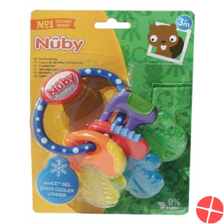 Nûby Kühlbeissfigur „Schlüssel“ mit Eisgel