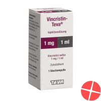 Vincristin Teva Injektionslösung 1mg/ml Durchstechflasche 1ml