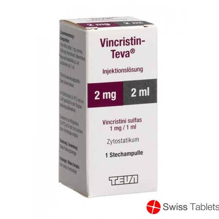 Vincristin Teva Injektionslösung 2mg/2ml Durchstechflasche 2ml buy online