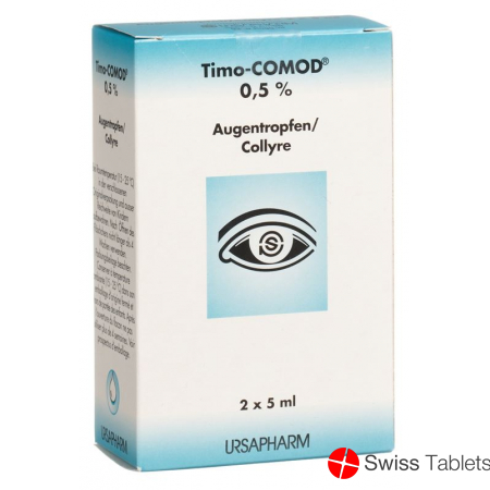 Timo Comod Augentropfen 0.5% 2x 5ml buy online