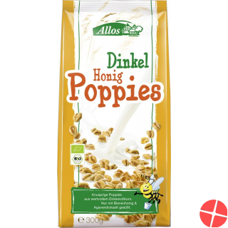 Allos Dinkel Honig Poppies Bio Beutel 300g
