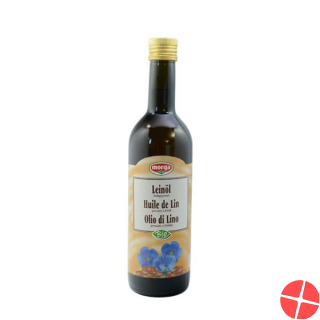 Morga Bio Leinöl Kaltgepresst Flasche 5dl