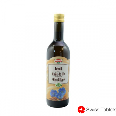 Morga Bio Leinöl Kaltgepresst Flasche 5dl buy online
