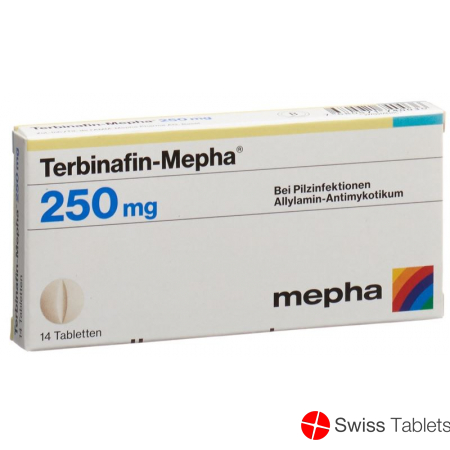 Terbinafin Mepha Tabletten 250mg 14 Stück buy online