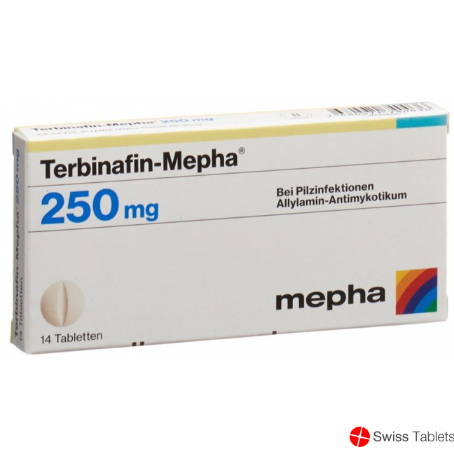 Terbinafin Mepha Tabletten 250mg 14 Stück buy online