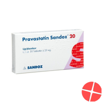 Pravastatin Sandoz Tabletten 20mg 30 Stück