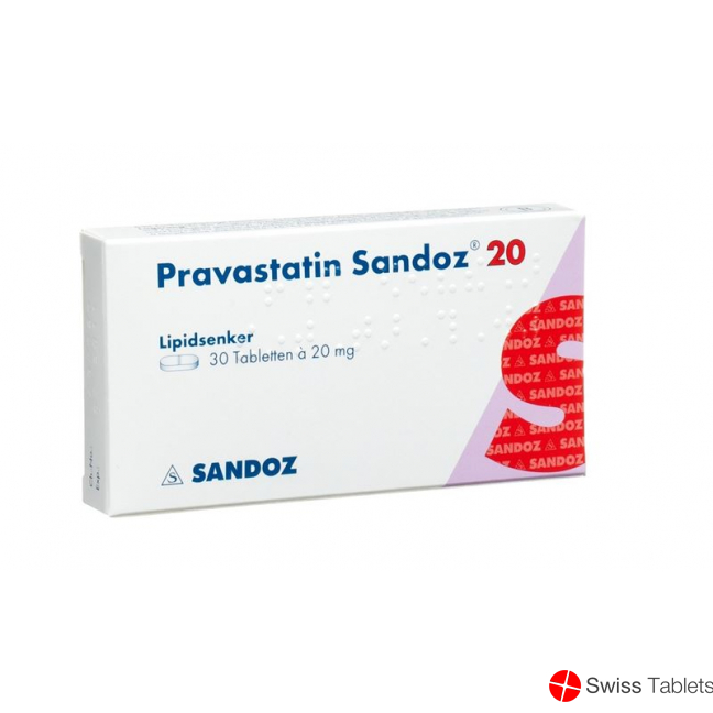 Pravastatin Sandoz Tabletten 20mg 30 Stück buy online