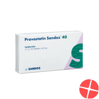 Pravastatin Sandoz Tabletten 40mg 30 Stück