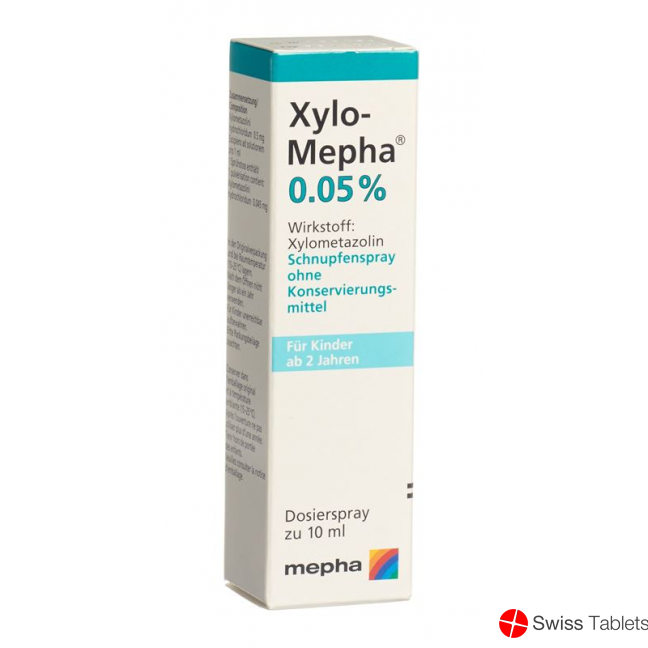 Xylo Mepha 0,05% Nasenspray 10ml buy online