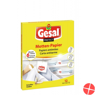 Gesal Motten Papier 12 Stück