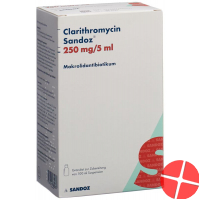 Clarithromycin Sandoz Suspension 250mg/5ml 100ml