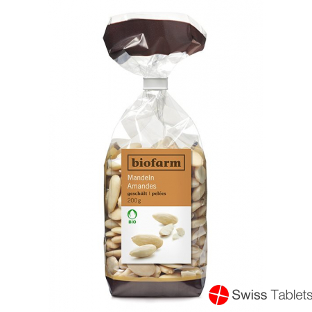 Biofarm Mandeln Ganz Geschält Beutel 200g buy online