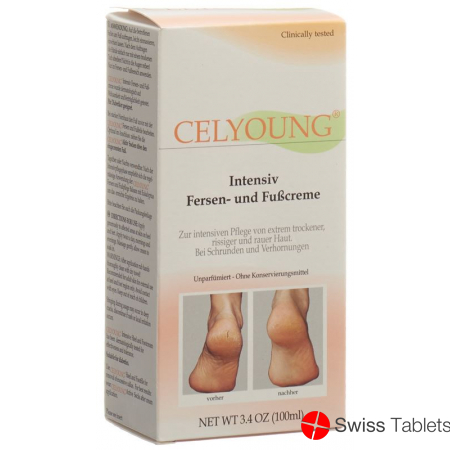 Celyoung Fersen- und Fusscreme 100ml buy online