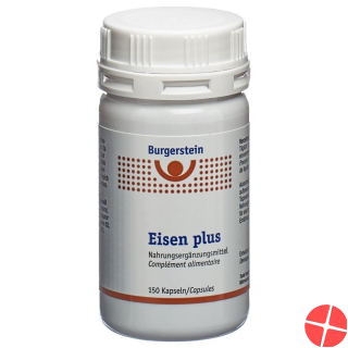 Burgerstein Eisen plus capsules Ds 150 pieces