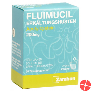 Fluimucil 200mg 20 Brausetabletten