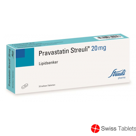 Pravastatin Streuli Tabletten 20mg 30 Stück buy online