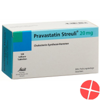 Pravastatin Streuli Tabletten 20mg 100 Stück