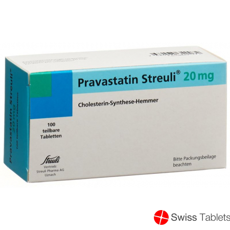 Pravastatin Streuli Tabletten 20mg 100 Stück buy online