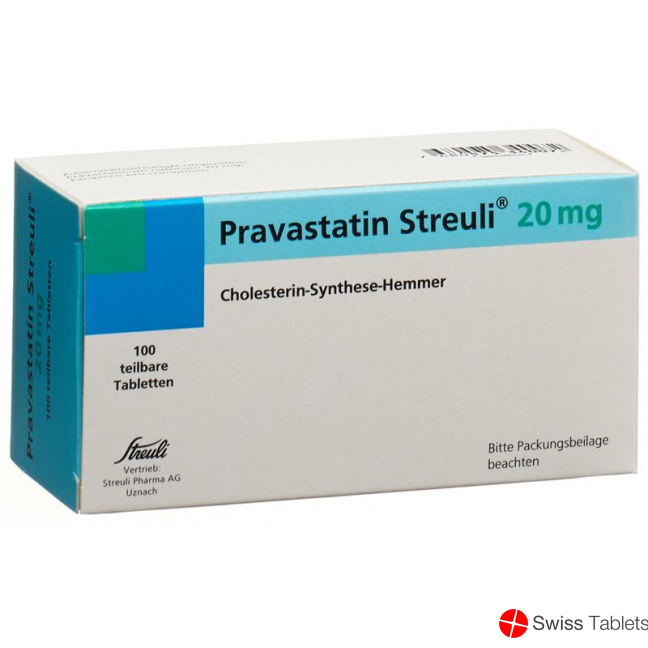 Pravastatin Streuli Tabletten 20mg 100 Stück buy online